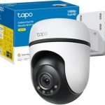 Beste beveiligingscamera buiten TP-Link Tapo C500 Draadloze bewakingscamera voor buiten 360 graden resolutie 1080P FHD bewegingsdetectie nachtzicht tot 30 m biweg audio sirene compatibel met Alexa en Google