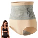 Beste afslankbroek Générique Nieuwe vormende shorts 4-in-1 2026, figuurvormende body met hoge taille, naadloos, buik en billenlifter, zacht modellerend slip, ademend en antislip voor dames, dagelijks gebruik, M