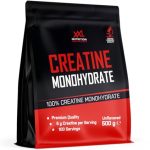 XXL Nutrition - Creatine Monohydraat - Supplement voor Spieropbouw & Prestaties, 100% Pure Creatine Monohydraat - Poeder - Diverse Smaken - Smaakloos - 500 Gram (100 doseringen)