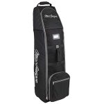 Beste golftas MacGregor Golf MACTC003SD MACTEC Deluxe Wielen Golf Reizen Cover Bag, Zwart/Zwart