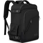 Ryanair Rugzak 40x20x25 Handbagage 40x20x25 20L Kleine Reisrugzak Mannen Huttentas voor Zaken, Werk, Reizen, Zwart