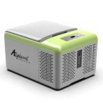 Alpicool C9PT Koelbox, 9 liter, 12 V, mini-koelbox, elektrische compressor, vriesbox, klein, draagbaar, voor camping, auto, vrachtwagen, boot, camper, met USB-aansluiting