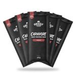 Grizzly Foods • Carnivore Beef Bars (5 x 40g) • 100% Rundvlees • Über 40% Eiwit • Zonder Zucker & Zusätze • High Eiwit Low Carb Snack • Vleesrepen voor sport, fitness, spieropbouw & onderweg