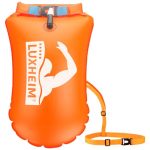 Beste zwemboei LUXHEIM Zwemmen Boei Sleepzwemmer voor open water zwemmen goed zichtbaar zwemmer Dry Bag waterdichte opblaasbare PVC sleepzwemmer voor triatlons