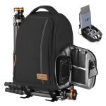 TARION TB-02 Rugzak voor camera en laptop, 38,1 cm (15 inch), camerarugzak, kleine camera