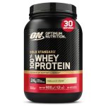 Optimum Nutrition Gold Standard 100% Whey Eiwitpoeder, Vanilla Ice Cream, 900g, 30 Porties, Verpakking Kan Variëren