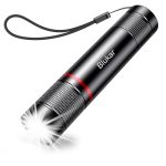 Blukar Led-Zaklamp, Oplaadbaar,Super helder Hoge Helderheid, Ultra Krachtig, Aluminium, 4 Verlichtingsmodi & Zoombaar Kamperen, Wandelen, Noodgevallen, Knutselen