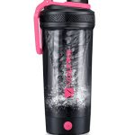 VOLTRX Gallium shakebeker, USB-C oplaadbare elektrische shake-mixer voor proteïnes, shakebeker voor proteïneshakes en maaltijdvervangende shakes, BPA-vrij, van tritan materiaal, 700 ml