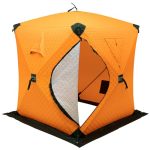 JUDEMII Draagbare ijs-vistent wintertent 2 personen warm ijsvistent