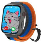 PTHTECHUS Smartwatch voor kinderen GPS 4G, smartwatch telefoon voor meisjes en jongens met SOS-oproep, stappenteller, videomodus, klassenmodus, cadeau horloge voor kinderen 5-12 jaar (zwart)