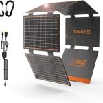 Beste zonnepaneel camping FlexSolar 60W Opvouwbaar Draagbaar Zonnepaneel Zonnelader met USB-C USB-A en DC uitgangen IP67 Waterdicht Stroom Noodgeval Camping voor Kleine Stroomstations Generator Telefoons Powerbanks Tablets